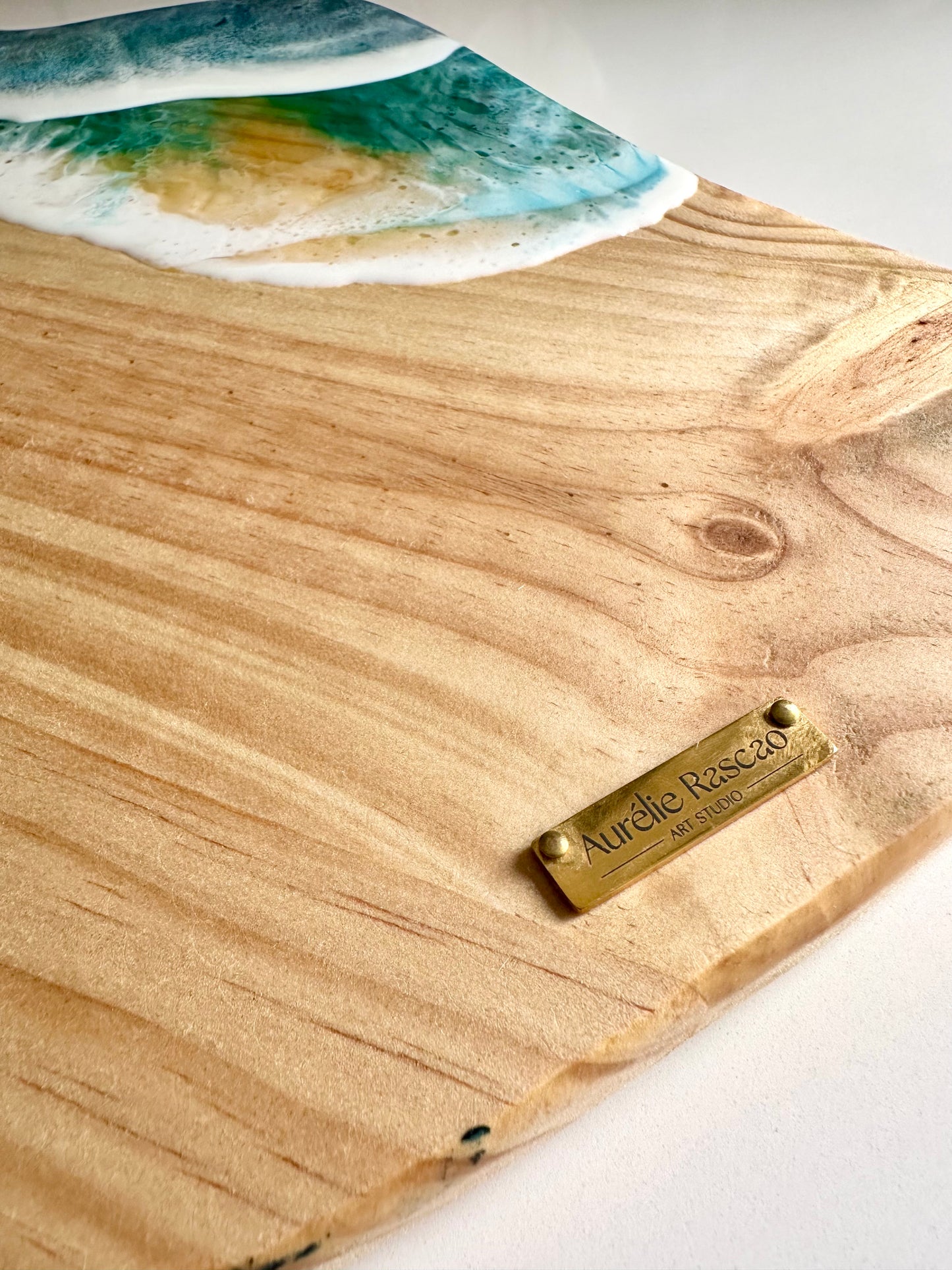 Ocean Resin Art Medium Tapas Serving Board