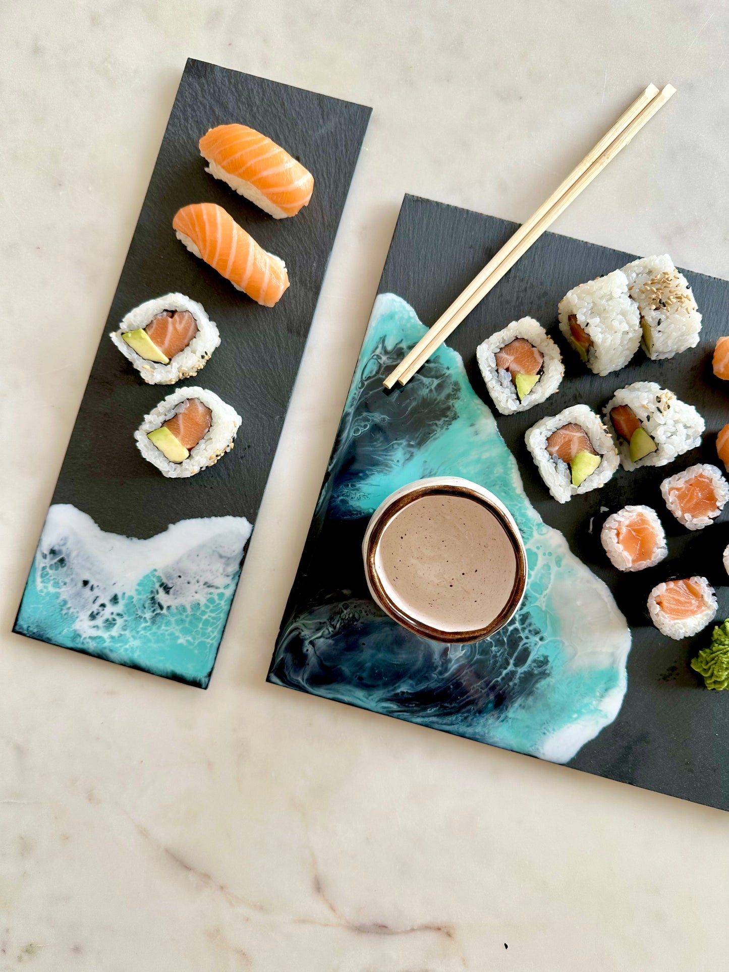 Ocean Art Slate Plate Rectangular
