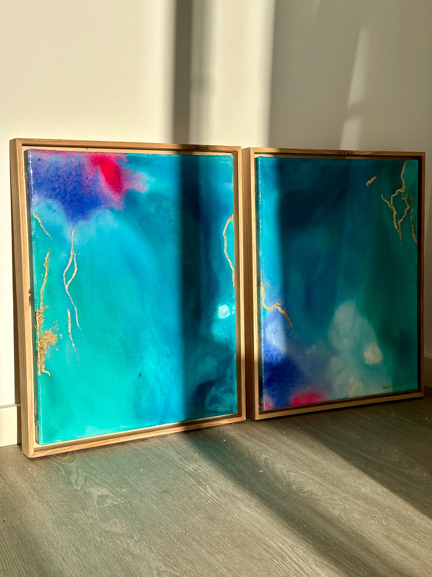 Diptych “Ocean’s depths”