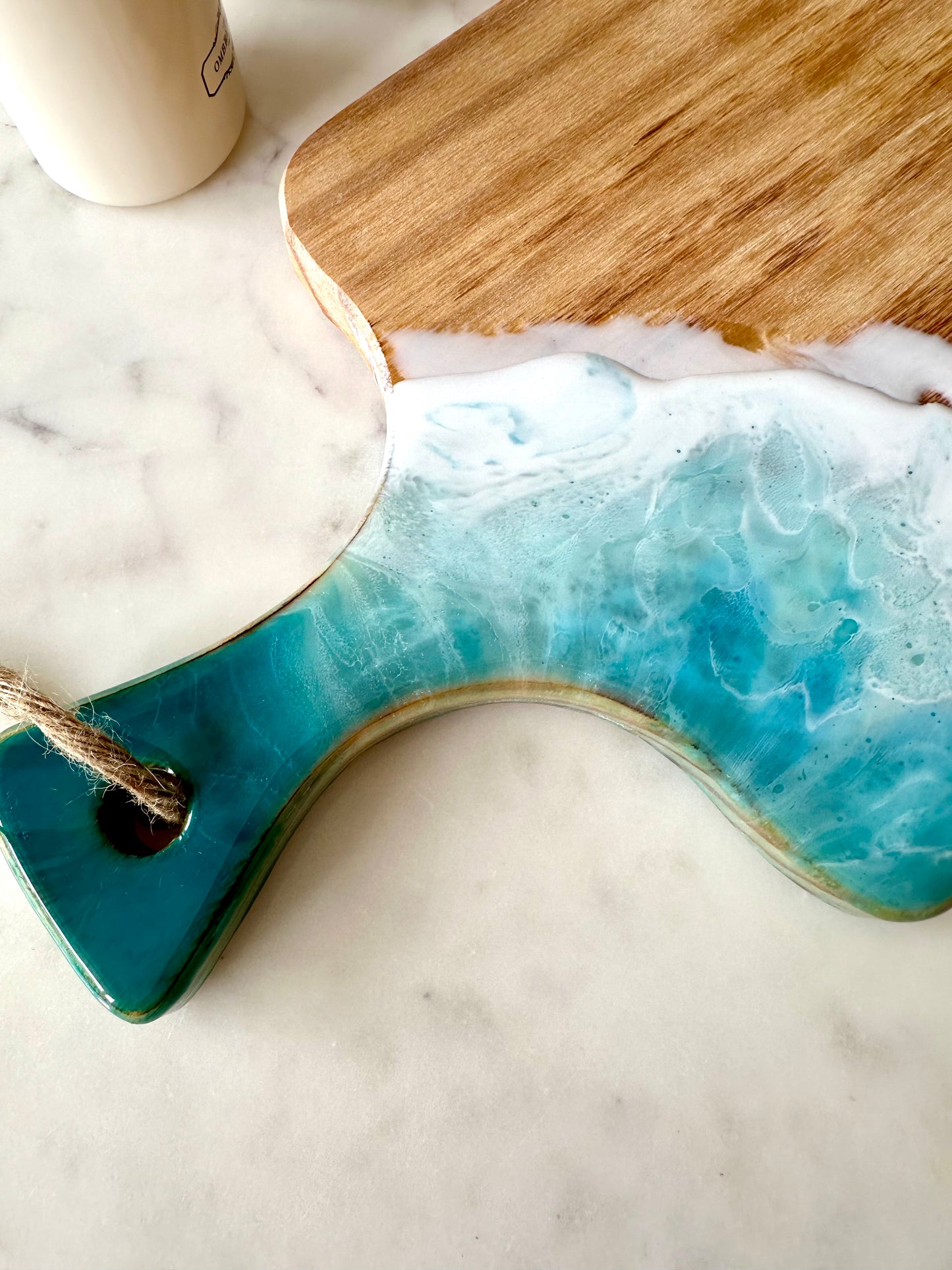 Ocean Resin Art Paddle Board