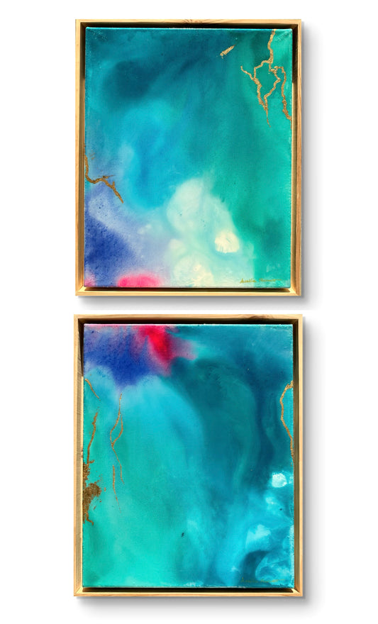 Diptych “Ocean’s depths”