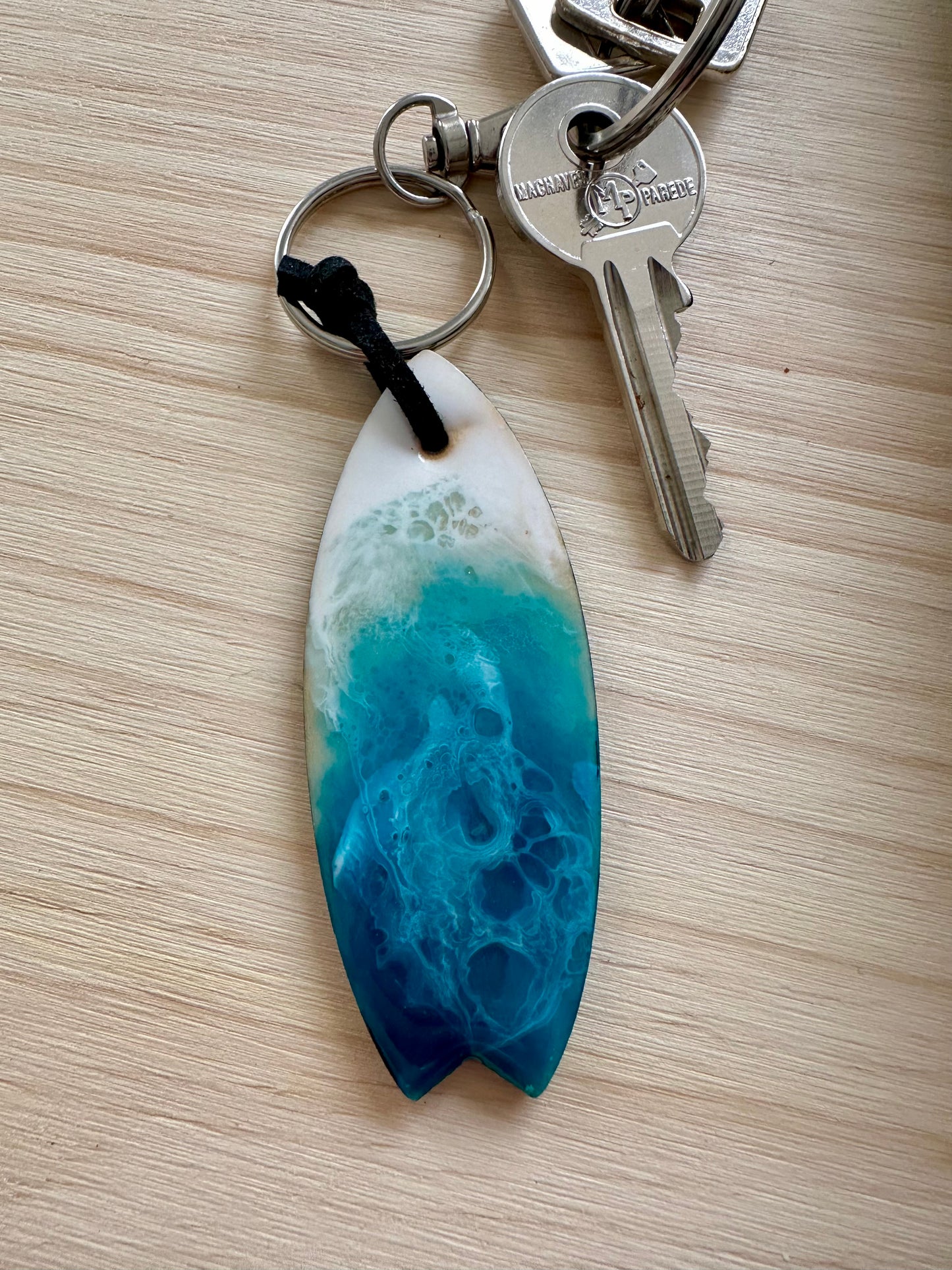 Ocean Resin Art Key Ring “Ocean”