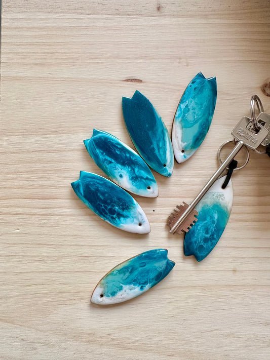 Ocean Resin Art Key Ring “Ocean”